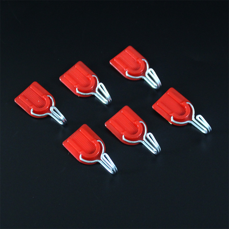 6个装 婚庆结婚创意挂钩红色粘钩婚房房门门饰粘钩喜庆用品批发