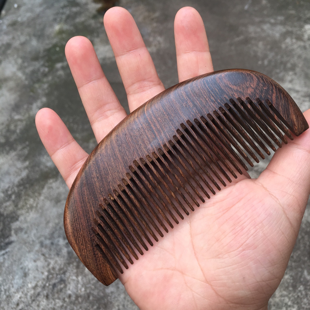 黑金檀木梳精美礼品小梳子美发梳子保健按摩木梳工艺木梳定制批发