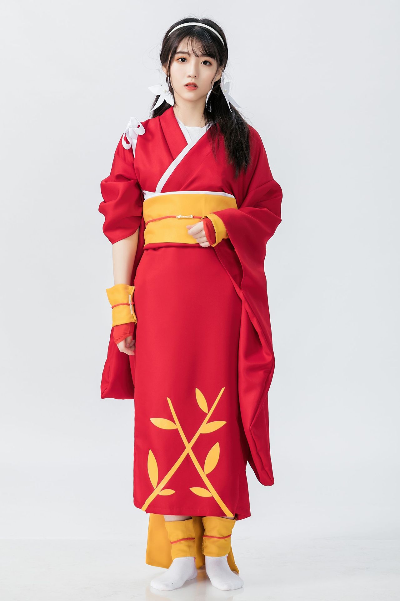 新款动漫 文豪野犬cosplay 夜叉白雪 泉镜花cos服浴衣和服现批发