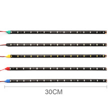 12V 30CM 15灯 SMD3528防水黑板车用灯条 转向刹车灯带  车眉灯带