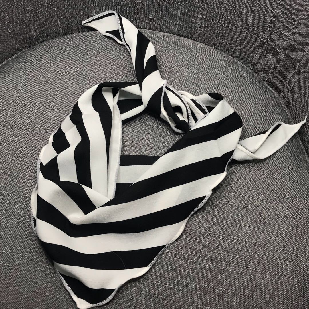 香昱2017春夏真丝不规则小三角女士头巾 韩版围巾发带情侣节日礼