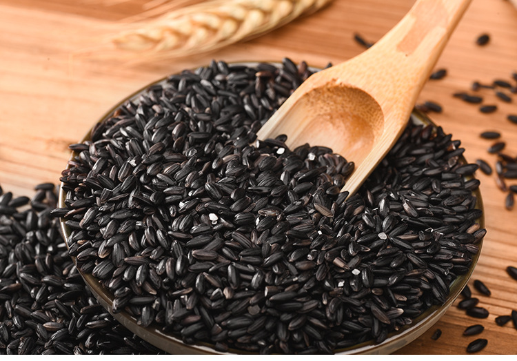 烘焙熟黑米-现磨豆浆五谷磨粉原料-低温烘焙熟五谷杂粮批发