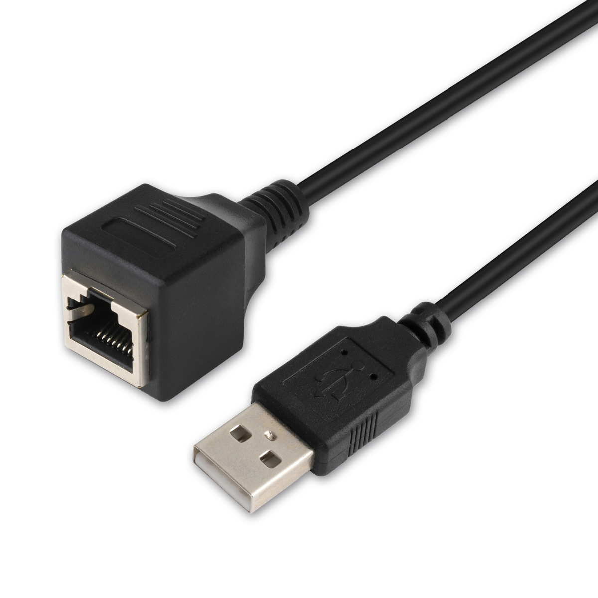 usb转rj45-转接线 usb转网口转换线 usb数据线可带磁环加编织