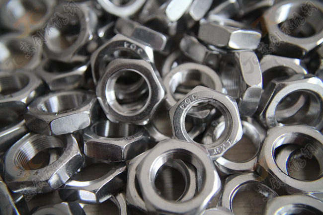 m18*1 304细牙薄六角螺母 gb6173 不锈钢薄六角螺母 六角薄螺母