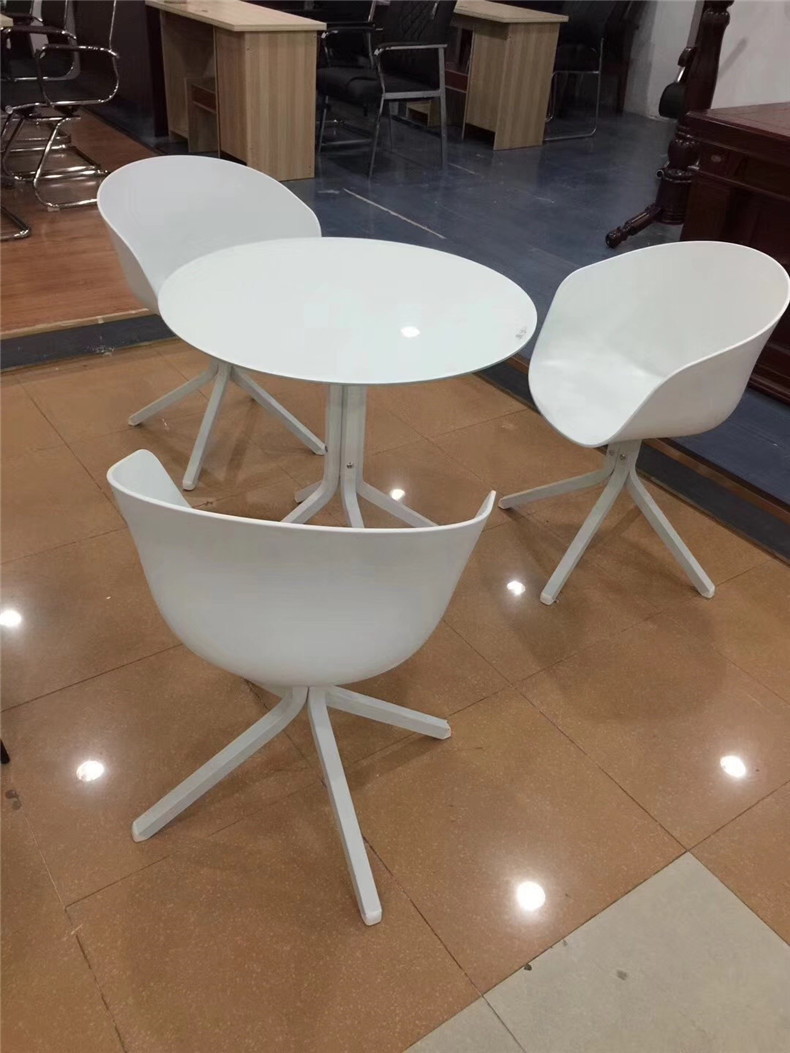 谈判洽谈会客桌椅_无线充电洽谈桌简约谈判洽谈会客桌椅组合4人创意接