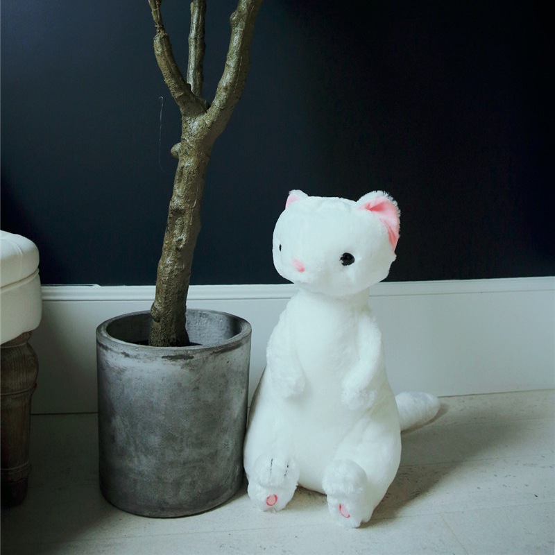 仿真可爱卡通站姿雪貂毛绒玩具布娃娃公仔情侣个性生日礼物