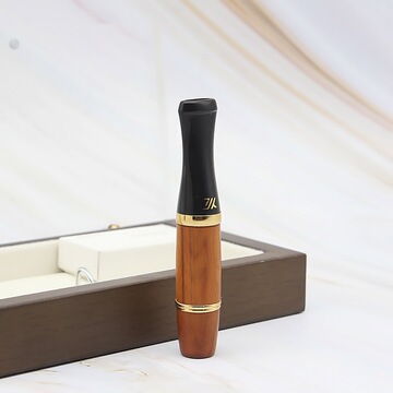 大气红豆杉清洗型拉杆烟嘴 男士商务礼品烟嘴 领导男友精选礼物