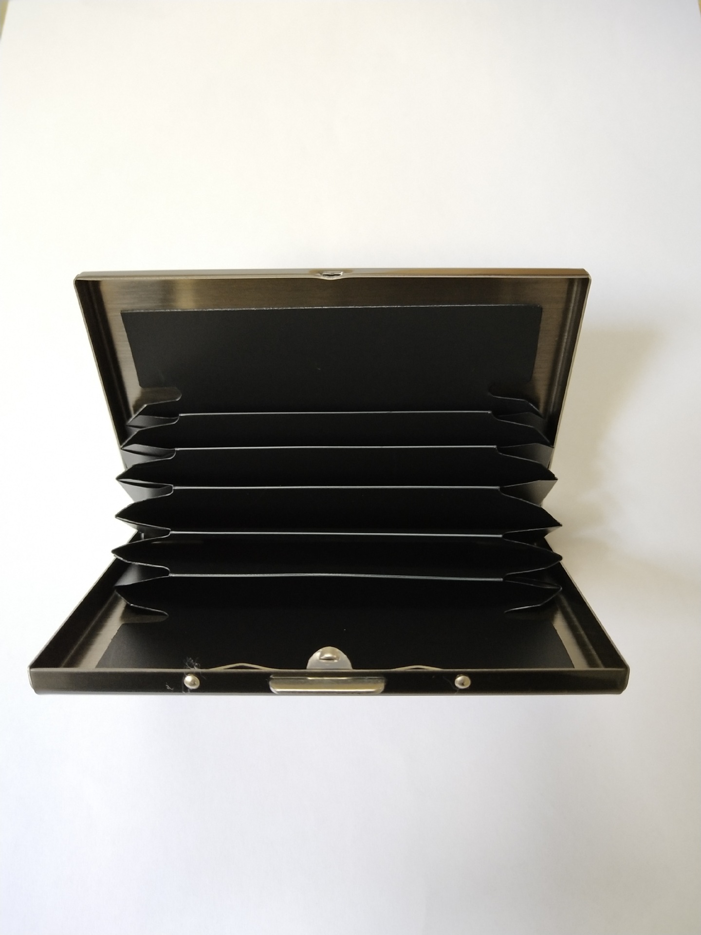 新款卡包 不锈钢卡包 rfid卡包 金属卡包 黑色不锈钢卡盒