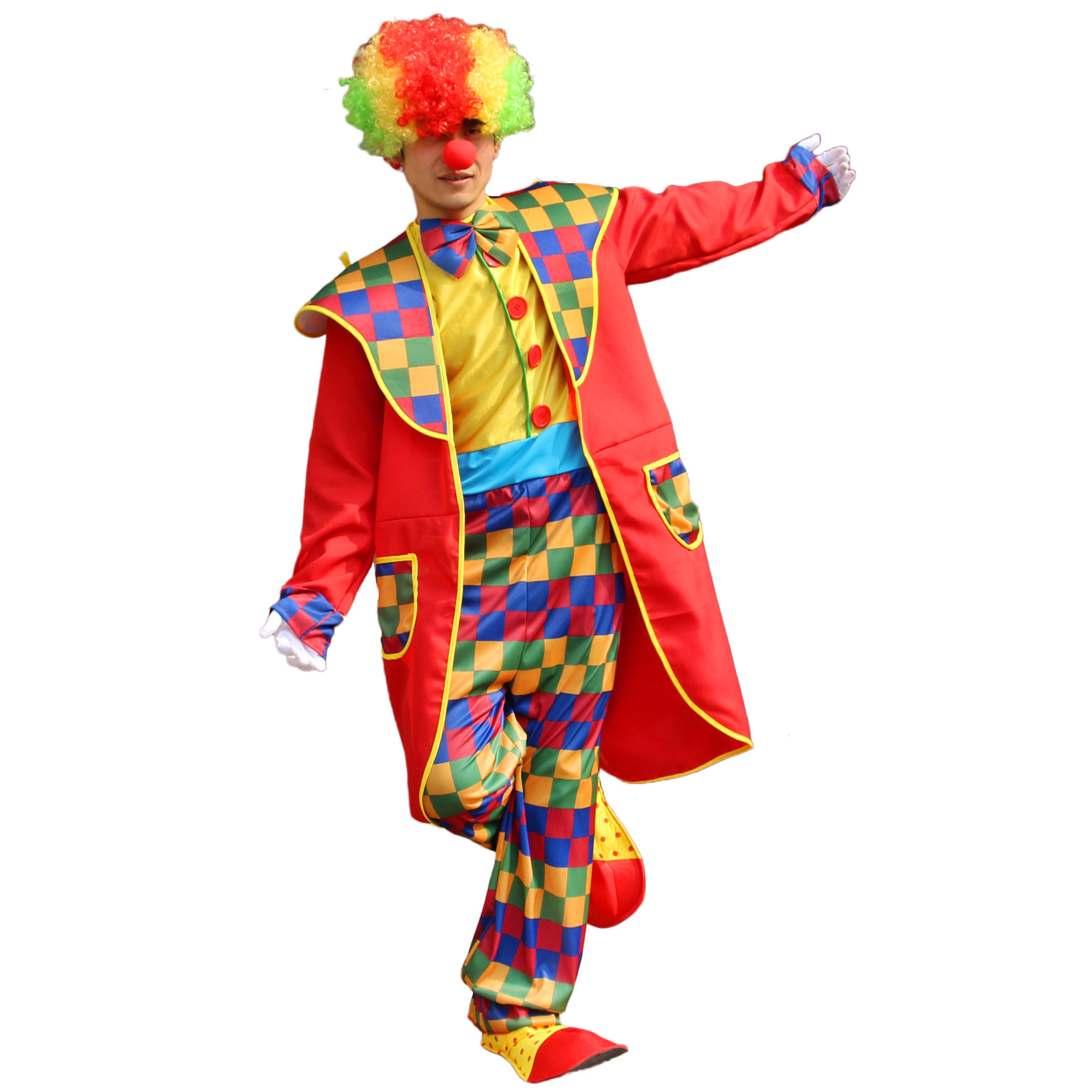 万圣节小丑服装 成人小丑衣服 化妆舞会派对服饰 男女款小丑套装