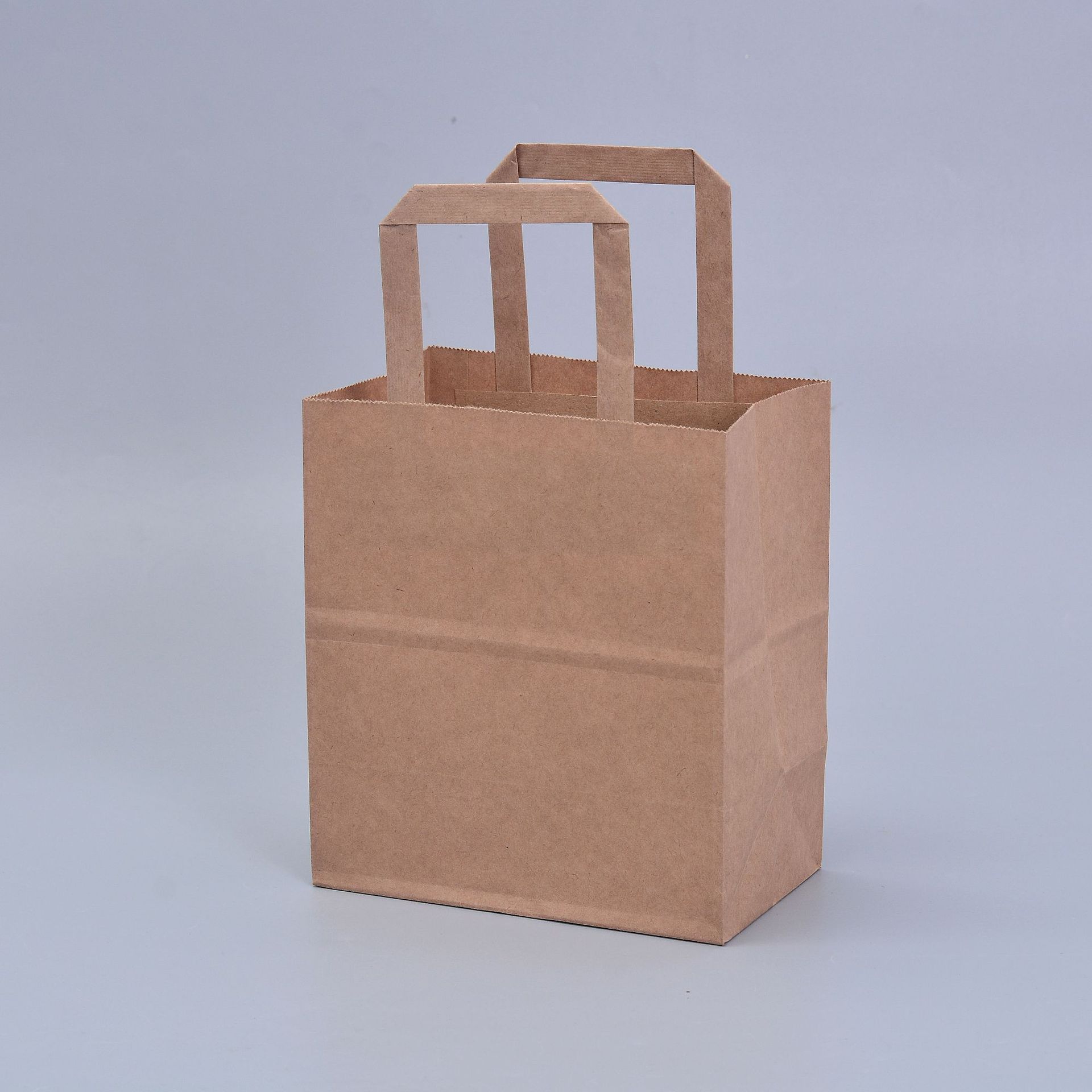 定制牛皮纸手提袋现货供应加厚餐饮外卖打包纸袋服装袋礼品袋