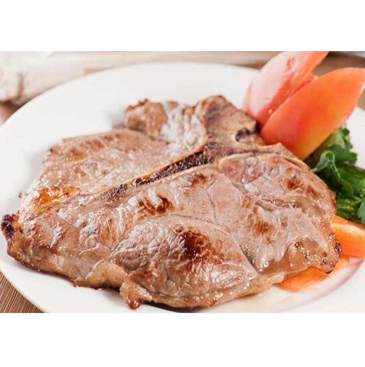 丁骨原切t骨猪扒日式中西餐厅带骨黑椒猪排肉广东省一箱包邮