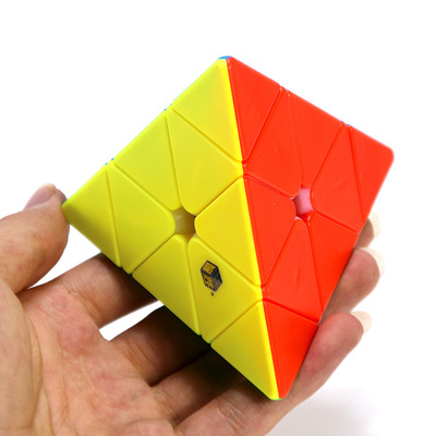 裕鑫 黑麒麟金字塔 专业比赛异型三阶锥形魔方益智玩具批发