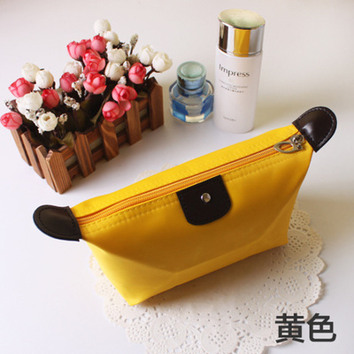 Spot Dumplings Cosmetic Bag Candy Color Dumpling Making Portable with Women's Hand Dumpling Type Cosmetic Bag Wholesale