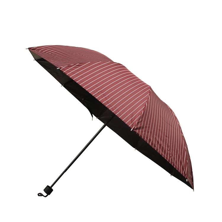 厂家批发短柄折叠伞 10骨大雨伞 摆摊三折伞 男女便携式雨伞