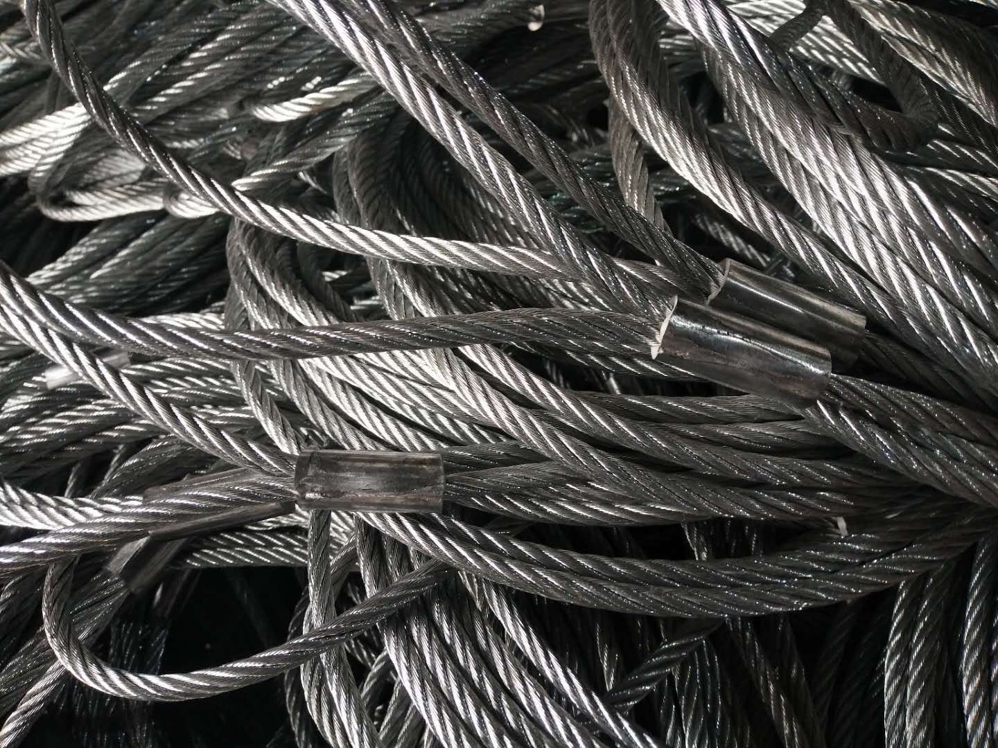 镀锌钢丝绳带油钢丝绳拖车绳用于编穿起重压头索具可定制