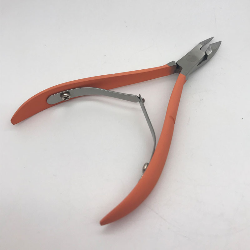 厂家直销修脚指甲电镀玫瑰金色去死皮钳 美甲美容工具手皮钳