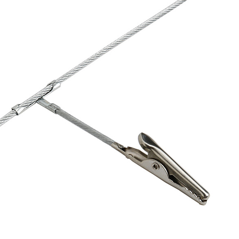 电商万圣节装饰品金属吊绳创意夹子钢丝绳相片夹爱心留言夹卡片夹