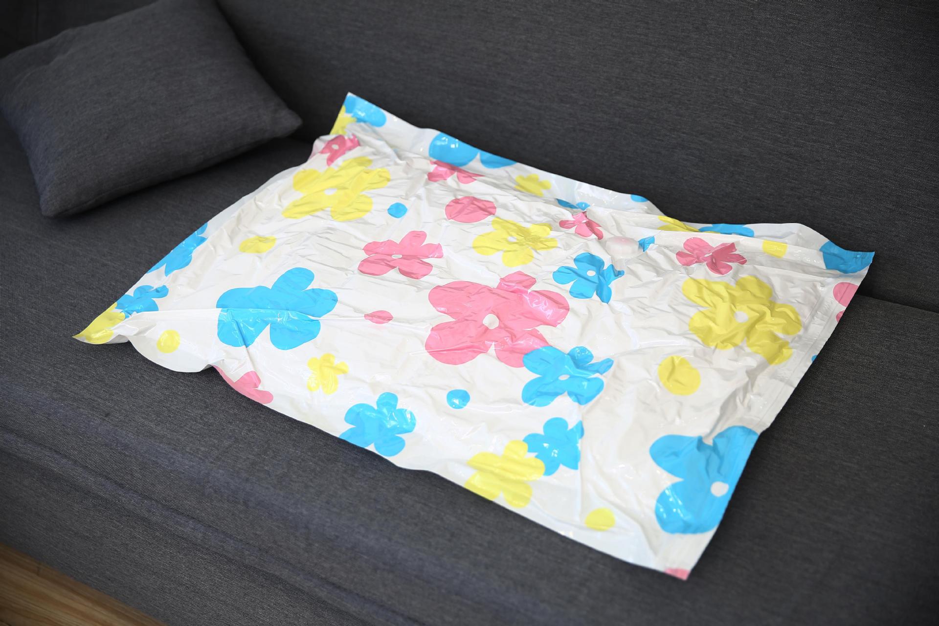 厂家直销定制印花真空抽气压缩袋现货 家居收纳袋 阀门袋支持批发