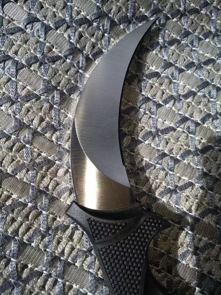 冷钢虎爪户外刀具高硬度锋利爪刀荒野求生防身随身野外小刀爪子刀