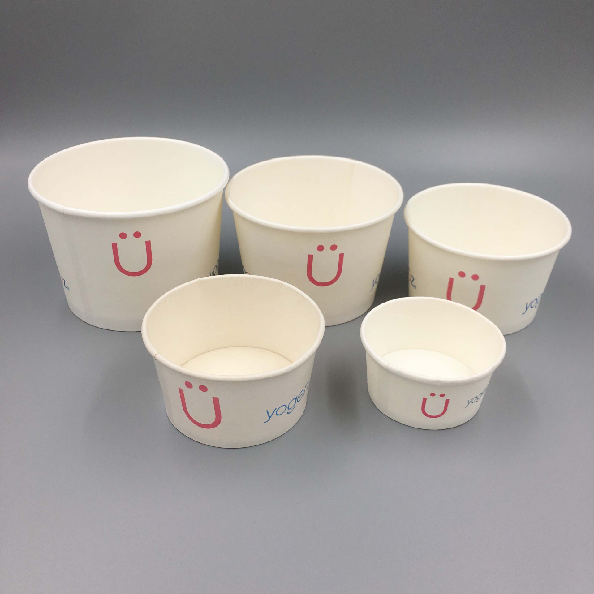 厂家定制 16oz一次性纸质冰淇淋纸碗纸杯 酸奶雪糕包装碗 多规格