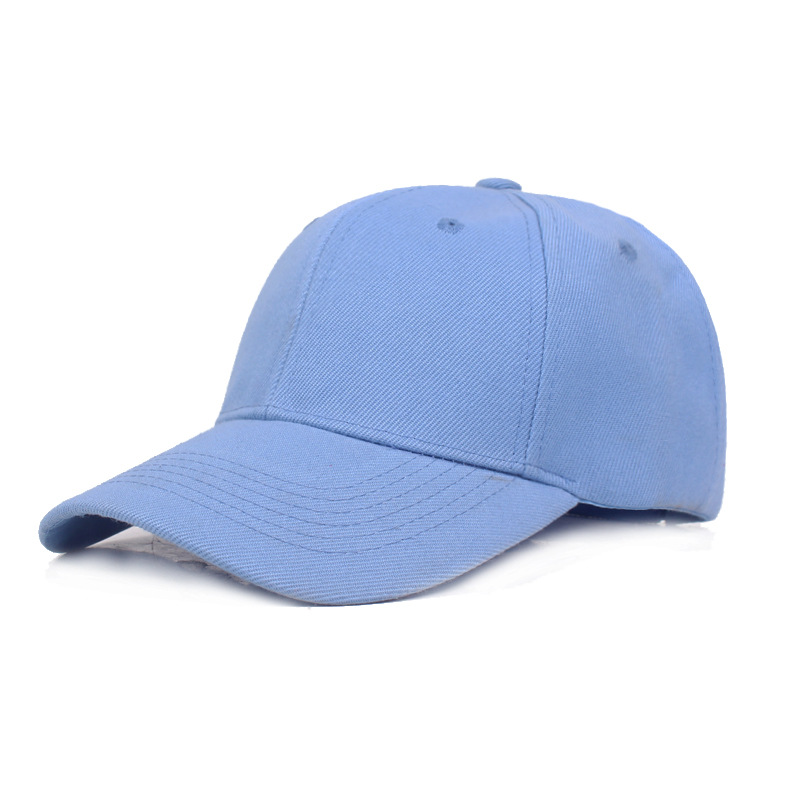 光板棒球帽男女士单色帽子批发春夏季大檐遮阳帽简约百搭男士帽子