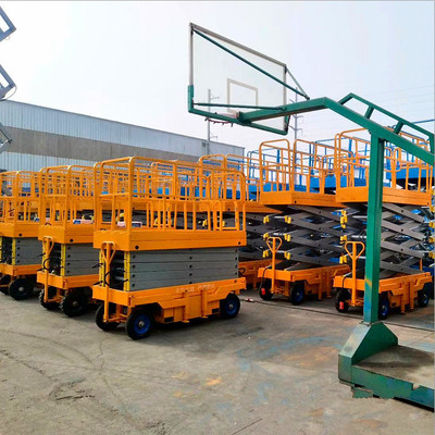 4米6米全自行剪叉升降机自行走高空作业平台电动剪叉式升降台供应