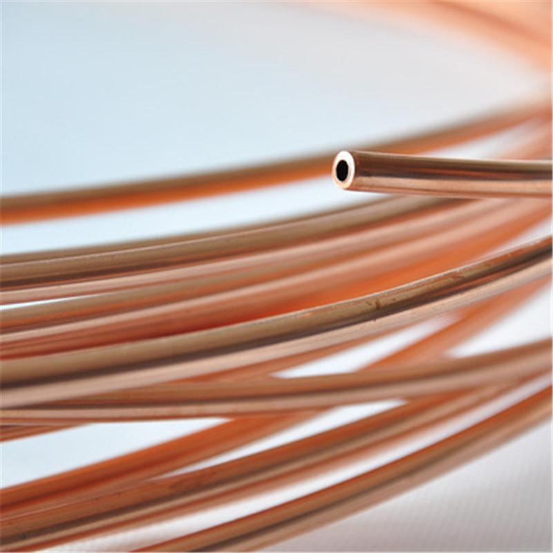 供应t2紫铜管毛细管空调用纯铜管c1100红铜盘管可定尺切割加工