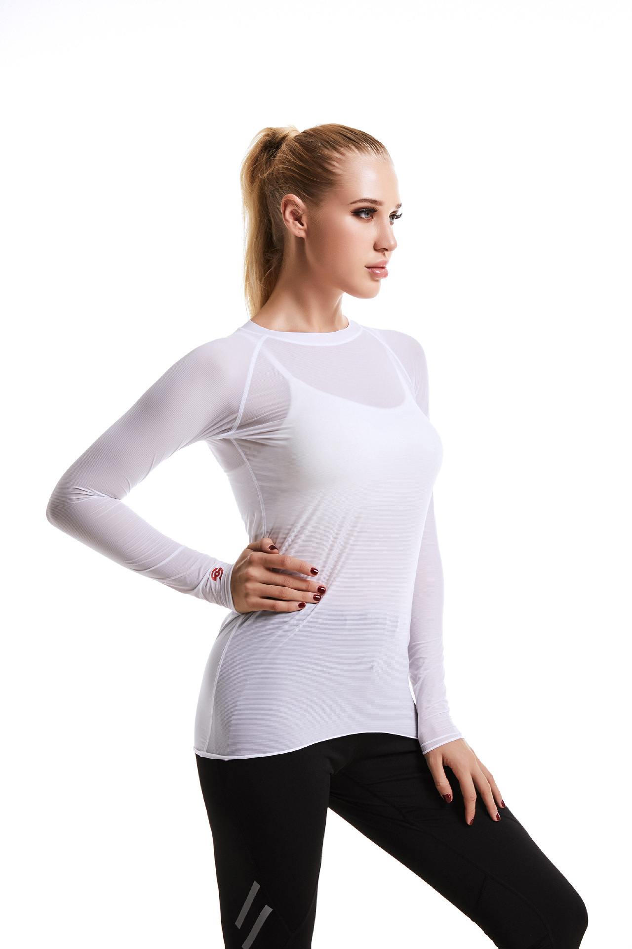 韩国暴汗服男女长袖 排汗服运动服套装健身跑步减重服