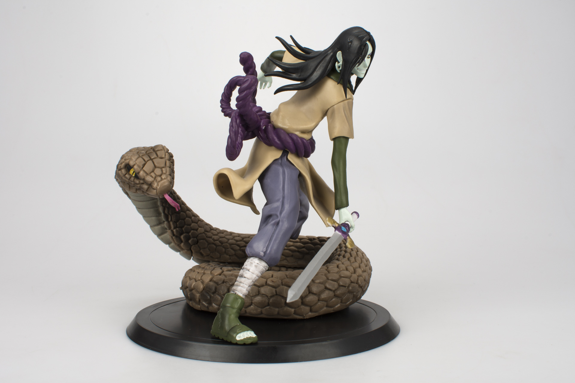 动漫火影忍者手办疾风伝传蛇叔大蛇丸模型玩具三忍公仔摆件