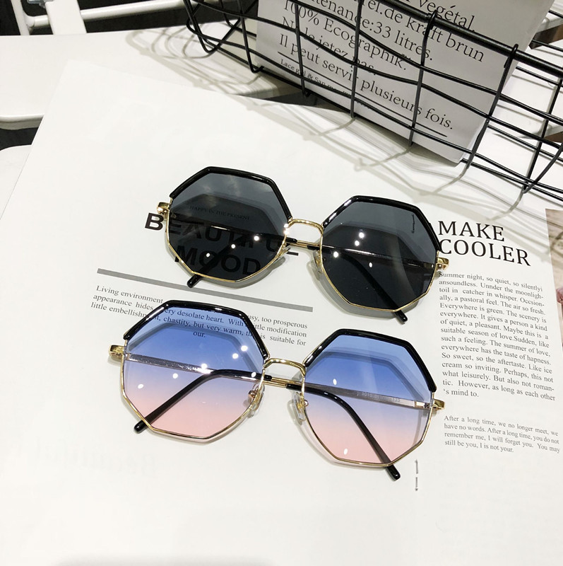 Women's Fashionable Sunglasses 2023 New Korean Style Retro Harajuku round Mercury Sunglasses Uv-Proof round Face Glasses