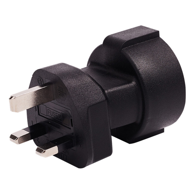 英规插头转欧规母座德法式欧标香港电器插头欧洲欧盟韩国俄罗斯用