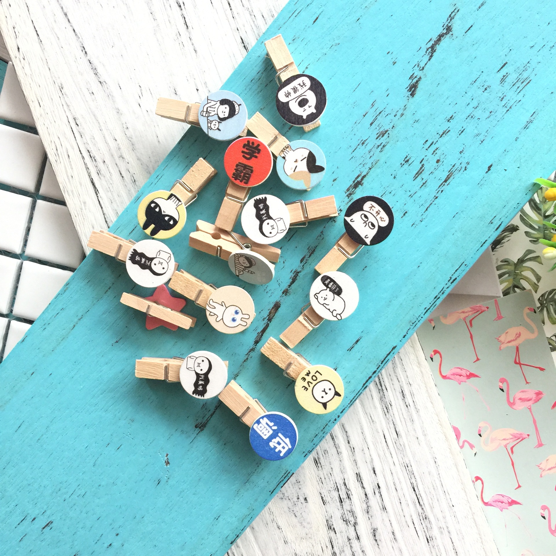 厂家直销木制卡通小夹子照片夹零食夹试卷夹留言夹饰品夹