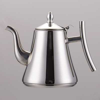 不锈钢卡士壶 加厚无磁带滤网泡茶壶咖啡壶 酒店餐厅专用冷水壶