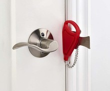 portable lock便携式门扣锁  顶门器阻门器 防盗锁