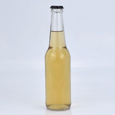 厂家直销320ml果汁饮料瓶 汽水瓶 鸡尾酒瓶玻璃瓶 带盖 定制logo