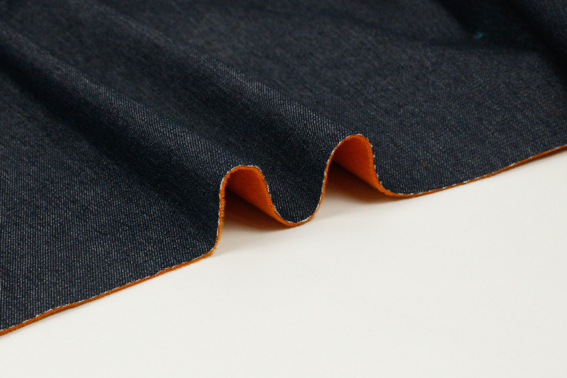 冬季新品复合超柔绒牛仔面料裤裙外套服装用料厂家批发