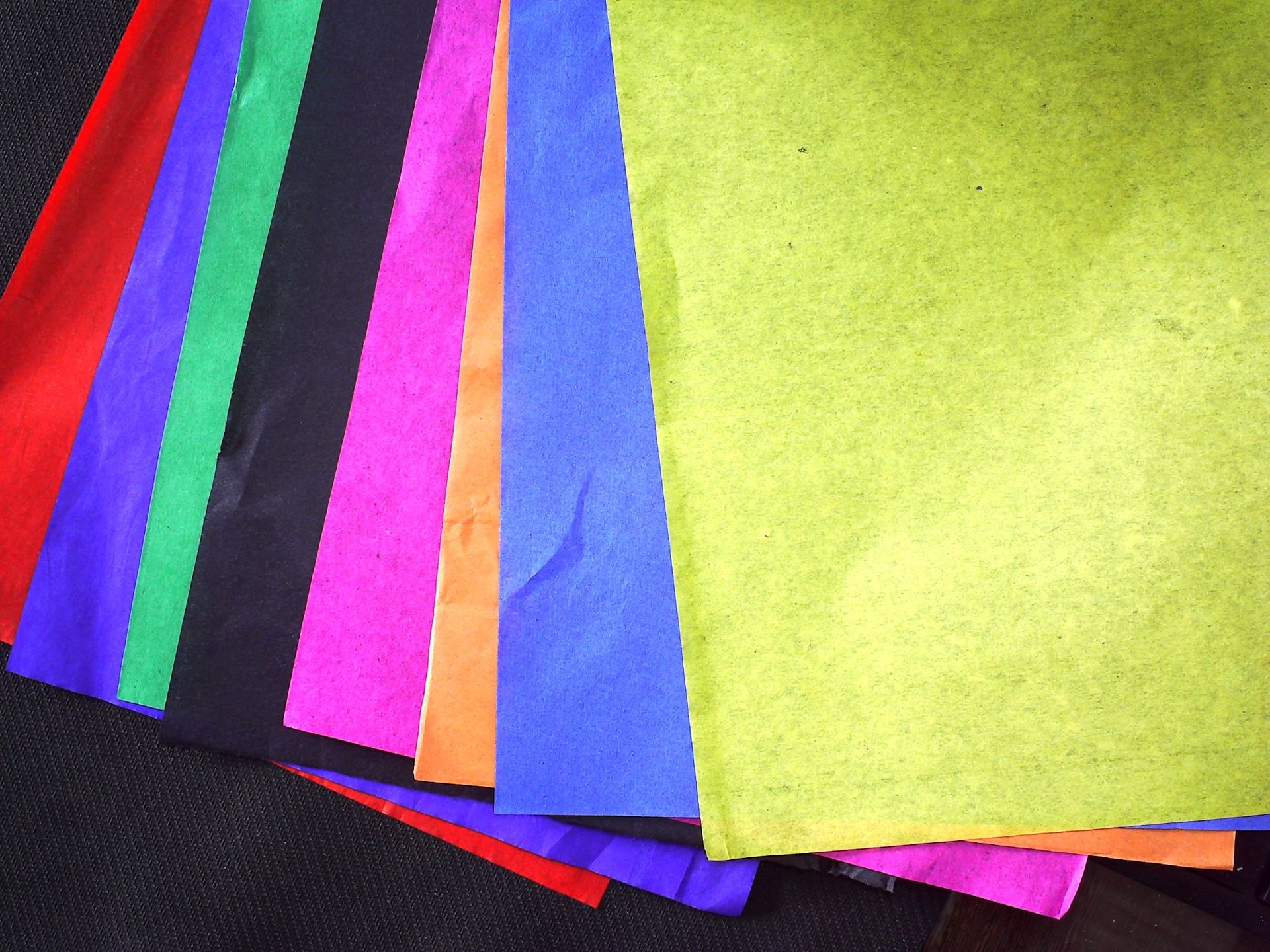 17克20克25克28克30克35克40克45克彩色染色工艺用纸彩色薄页有光