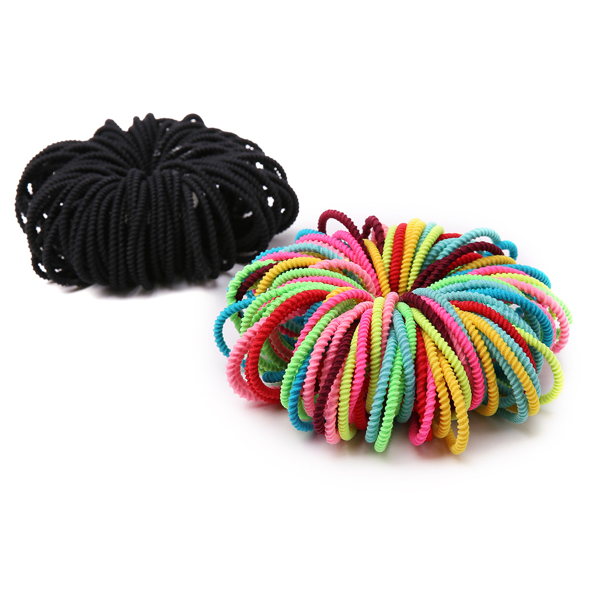 现货样品免费寄,打样样品付100-500元不等费用,下单退还线下皮筋种类