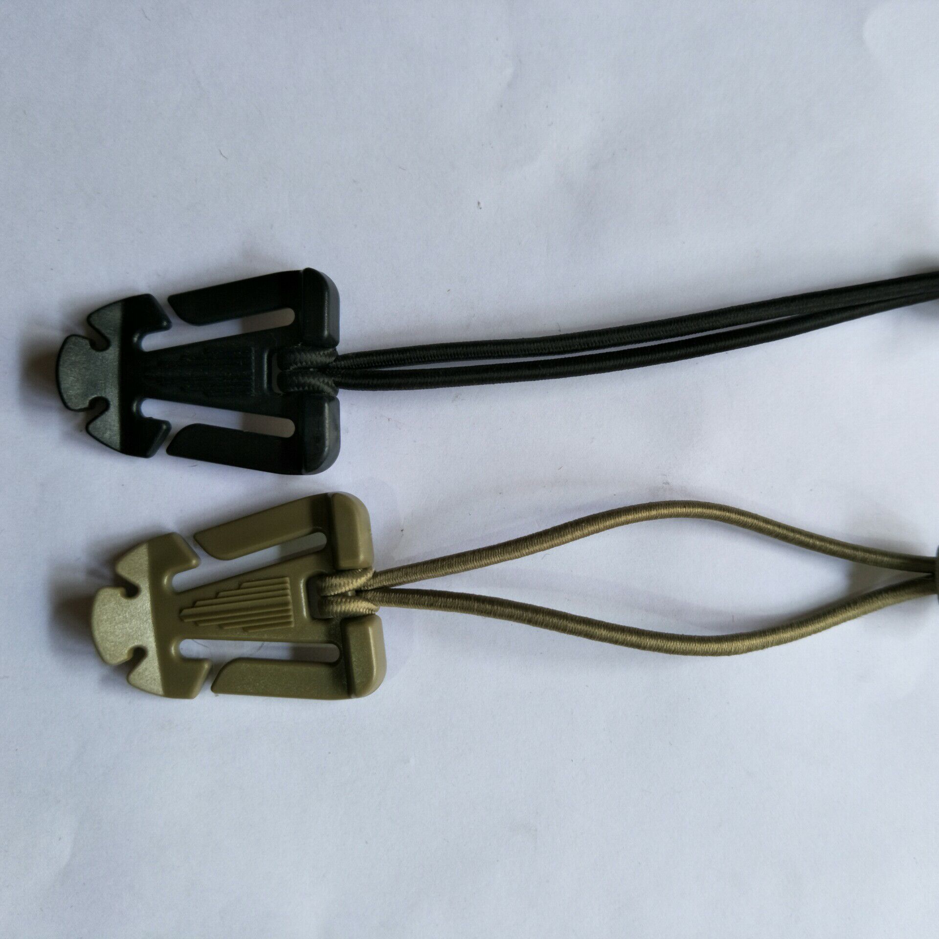 厂家热销 户外环保快速捆绑扣 塑料头拉紧弹力绳扣 松紧固定扣