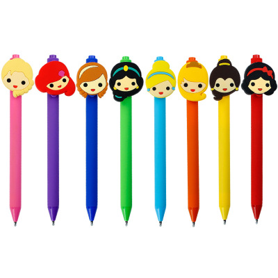 糖果色笔杆彩色中性笔水彩笔手账文具学生用小清新ins简约卡通笔