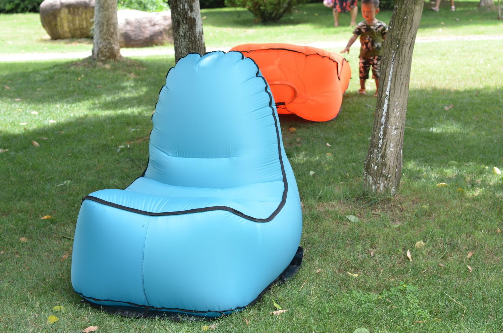 厂家供应运动户外懒人充气座椅 便携带野营沙发 平躺充气懒人躺椅