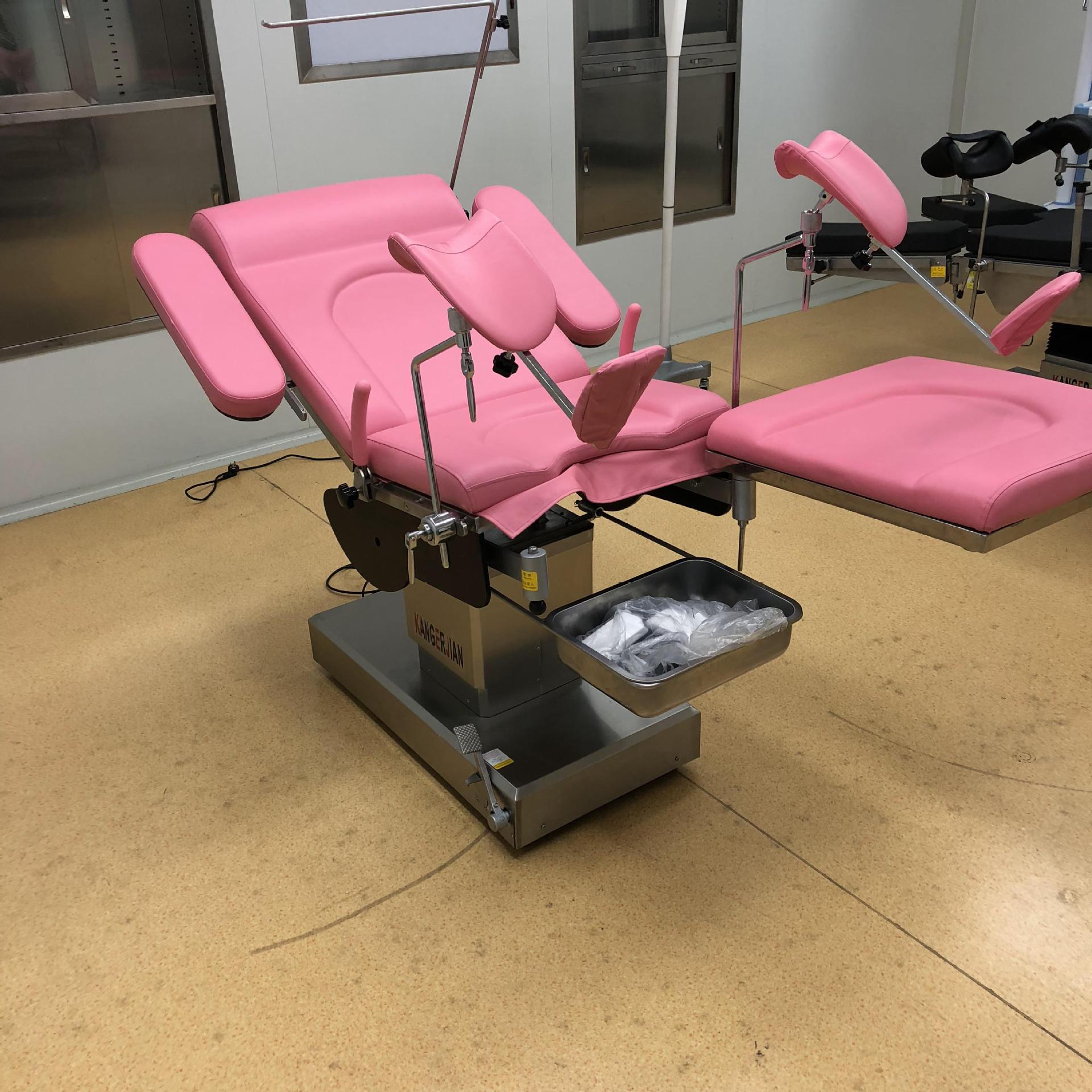 医用电动多功能检查床 妇科床综合产床 带照明灯手术床妇科台