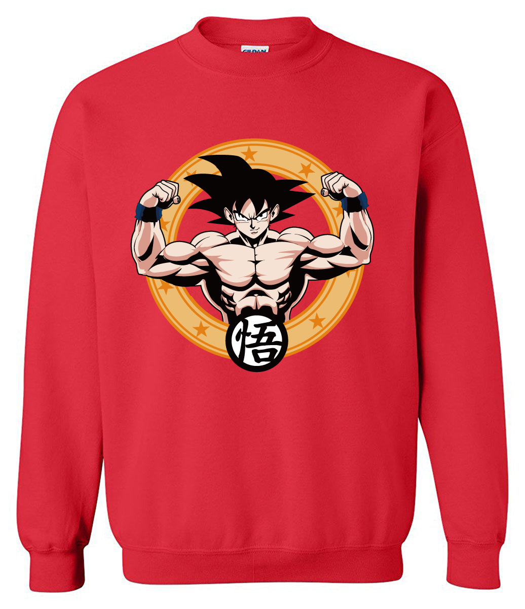 外贸欧美服装圆领日系潮牌悟空卫衣春秋男装亚马逊wish速卖通ebay