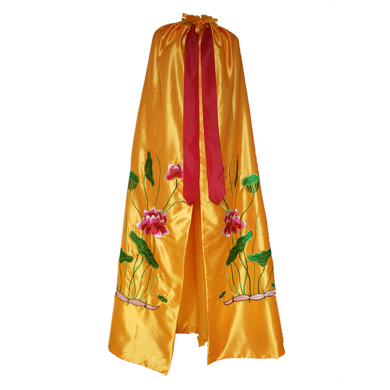 5米潮绣荷花披风 菩萨披肩 莲花斗篷 佛教用品 可定制