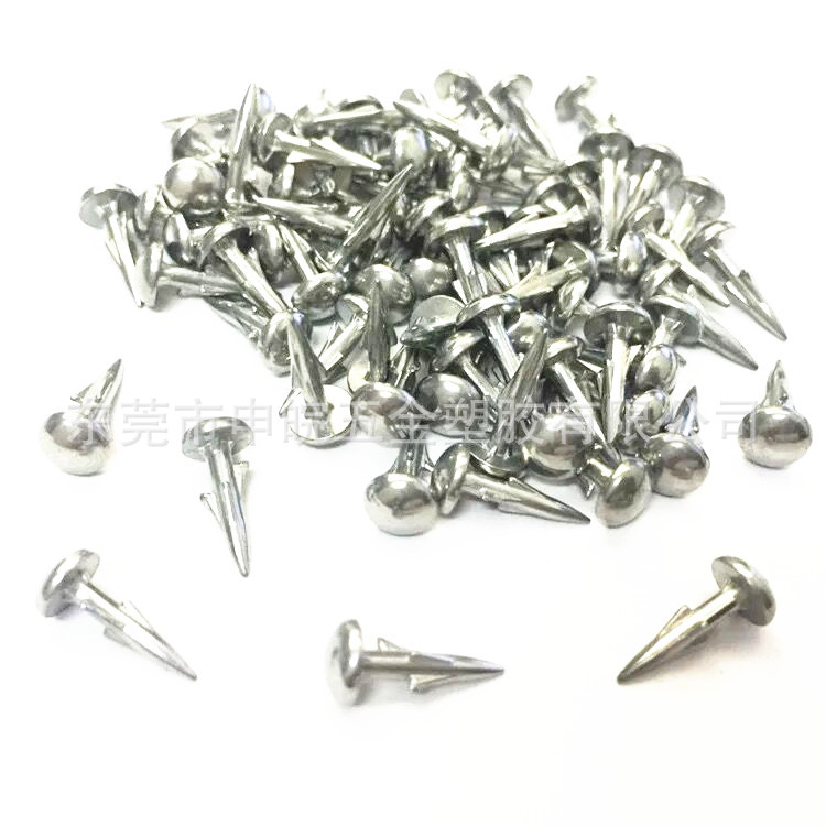 厂家直销鞋用锌合金圆头倒钩钉 倒勾沙发泡钉飞机钉鞋钉批发