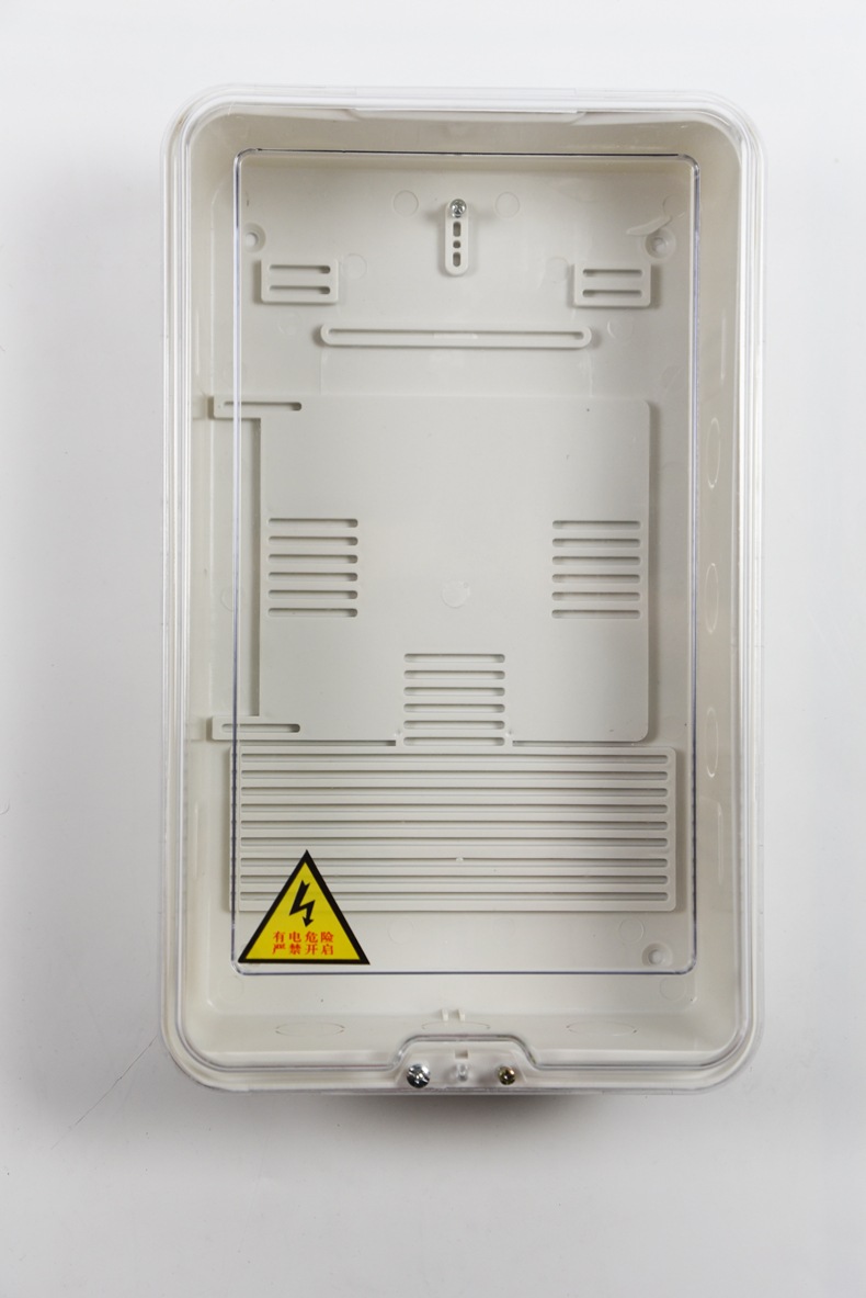 透明一位三相电子表箱 塑料室内三相电子表箱 一户全塑电表箱