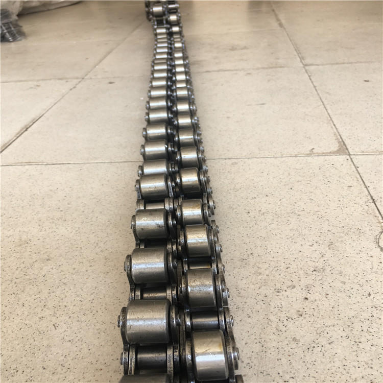 工业链条16a-2带顶轮链条 双排带顶轮1寸链条 流水线订制双排链条