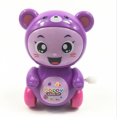 新奇特发条玩具 儿童益智卡通动物上链小玩具地摊批发赠品礼品