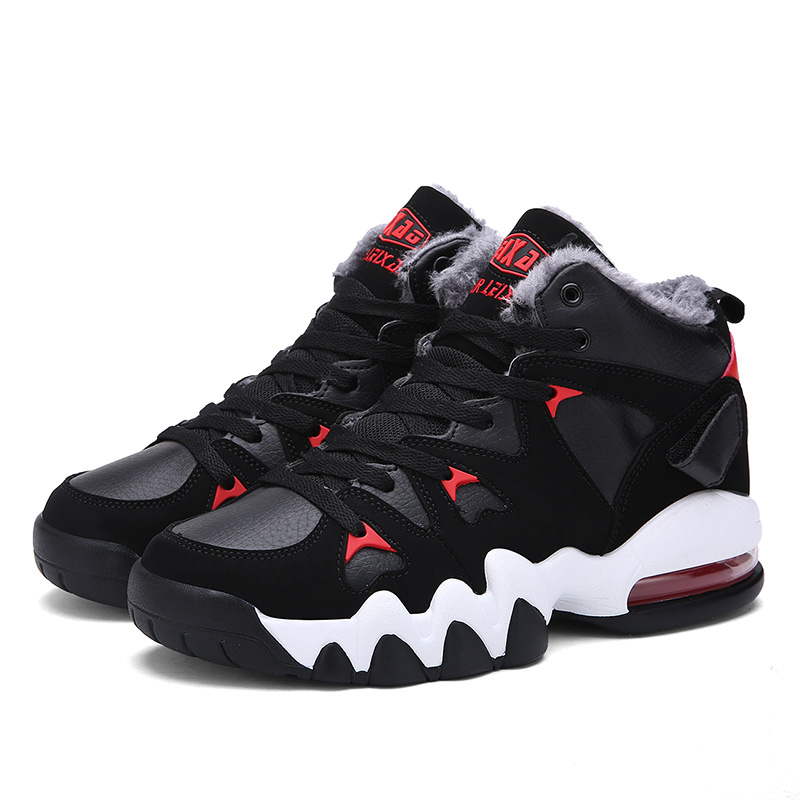 雷翔2020新款运动鞋跨境大码高帮气垫品牌篮球鞋情侣潮鞋男批发