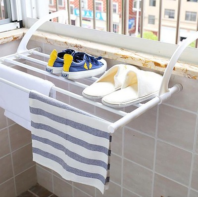 创意多功能可折叠晾衣架晾鞋架可伸缩阳台室内晒鞋架毛巾架